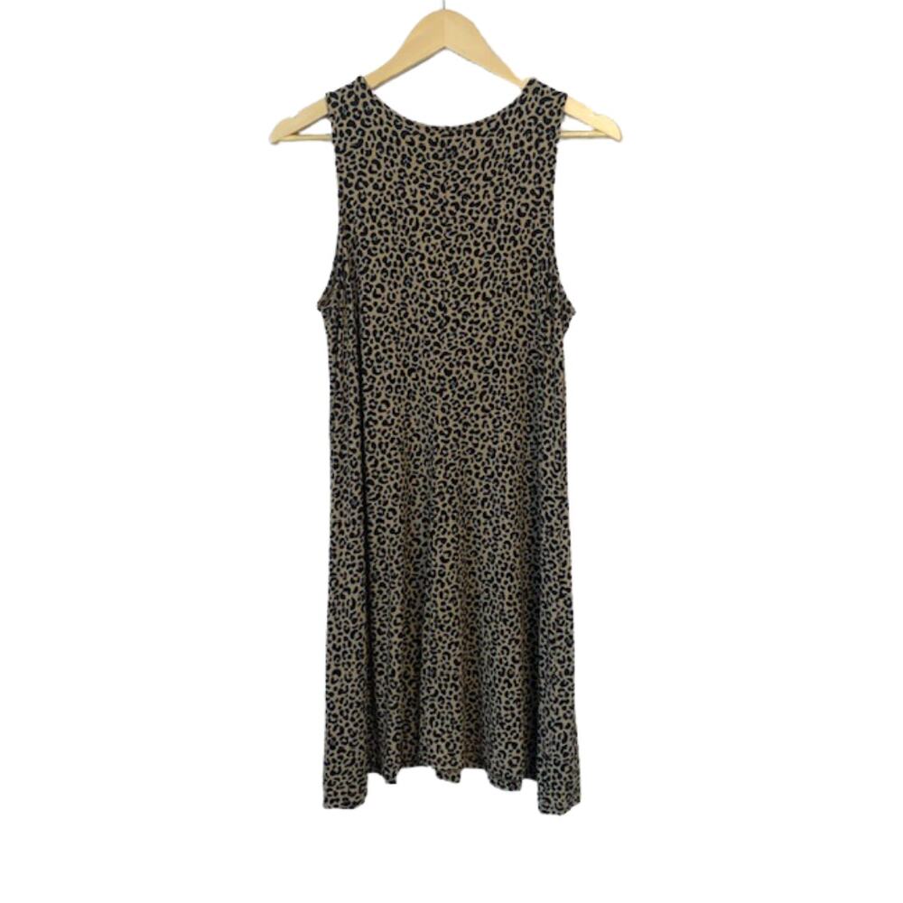 OLD NAVY Tank Sleeveless Leopard Animal Print Dress | L - Picture 3 of 5